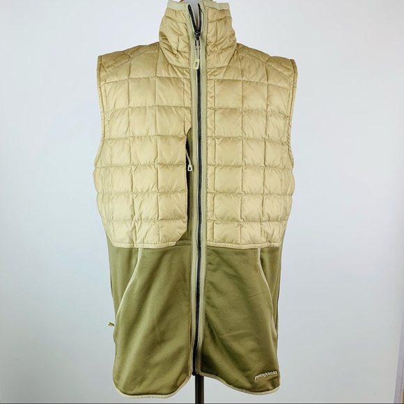 Patagonia Jackets \u0026 Coats | Patagonia Ash Tan Hybrid Down Vest Medium | Color: Tan | Size: M | Alexisbond's Closet
